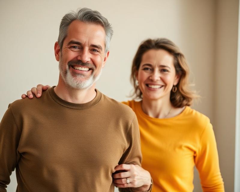 Happy confident couple